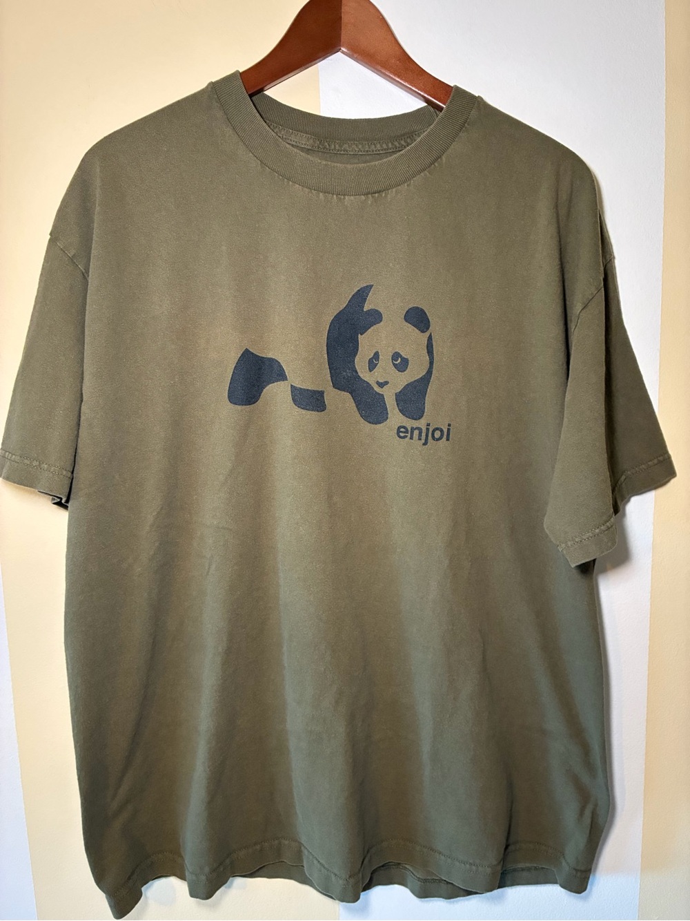 Enjoi Olive Green Short Sleeve Graphic Tee